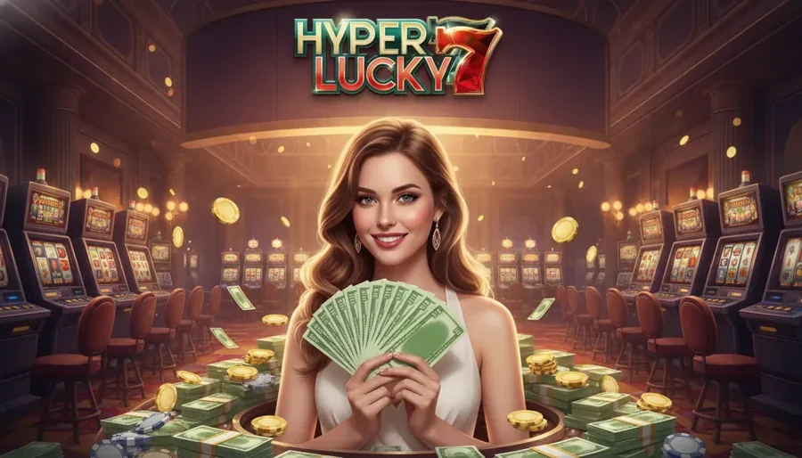 Hyper Lucky welcome bonus and game lobby